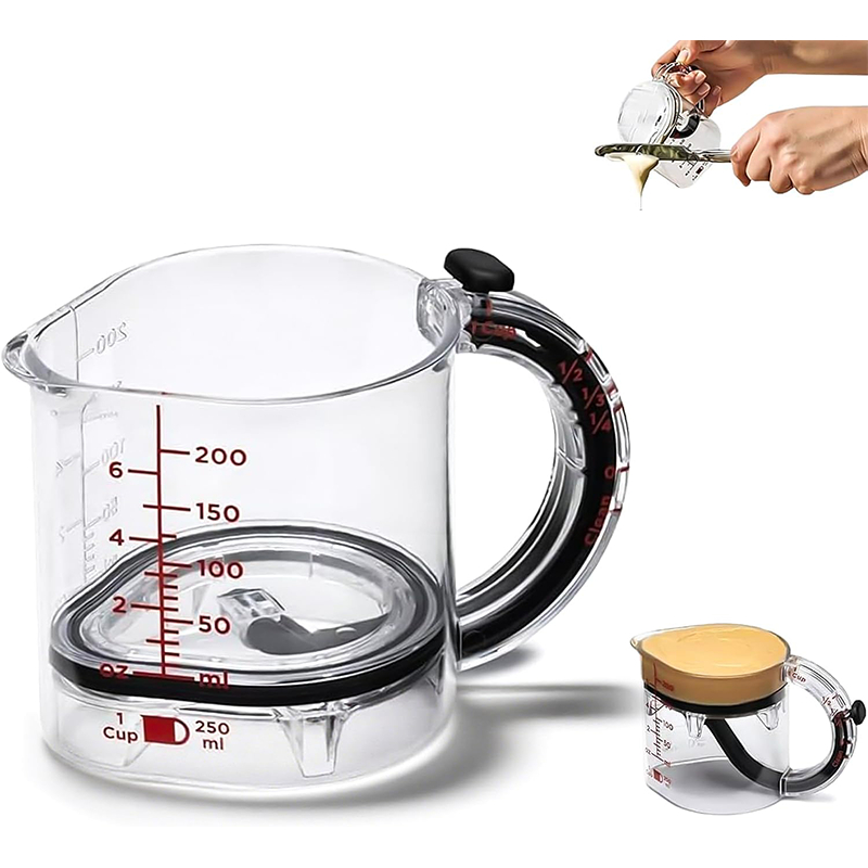 Measuring Cup That Pushes Out Adjustable Measuring Cups for Sticky ...