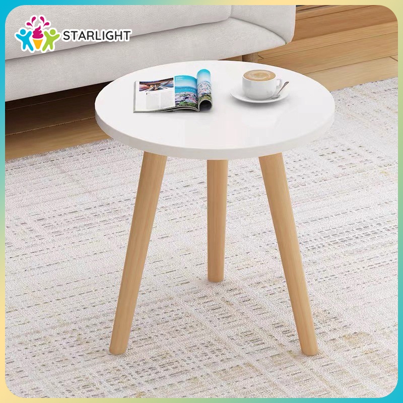 STARLIGHT Solid Wood Small Round Living Room & Coffee, Bedside & Sofa ...