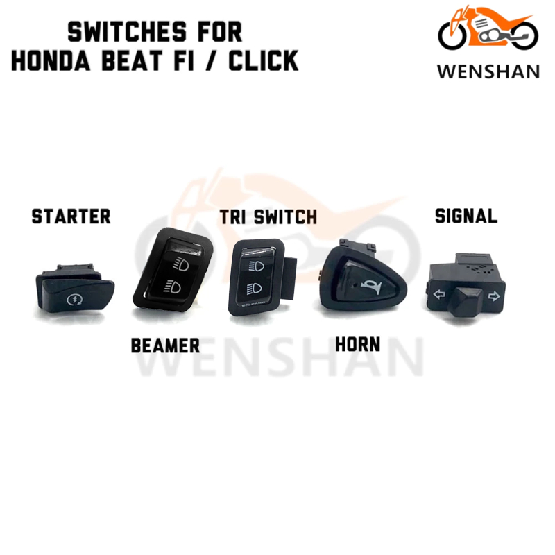 Beat / Click Handle Switch Headlight Signal Light Horn Starter Beamer ...