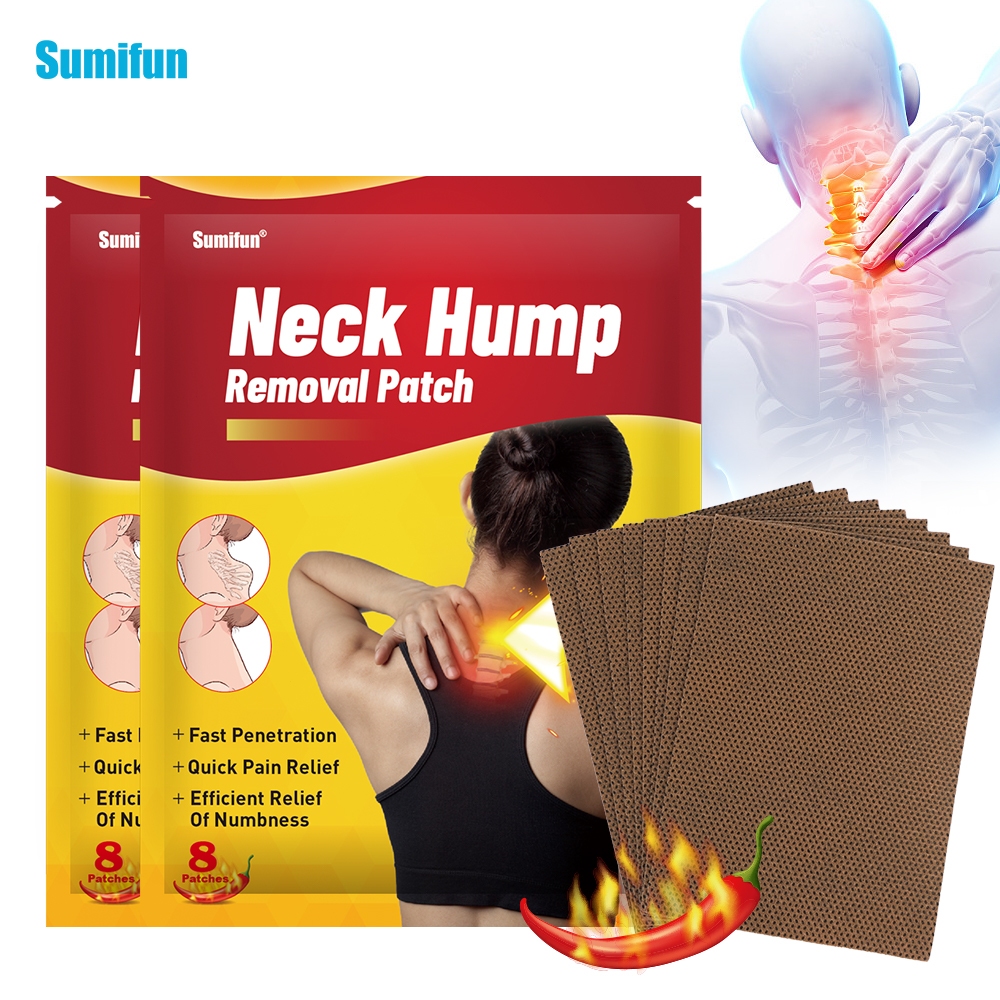 Gallery Detail: 8Pcs Sumifun Neck Hump Comfort Stickers Neck Massage Patch Daily
