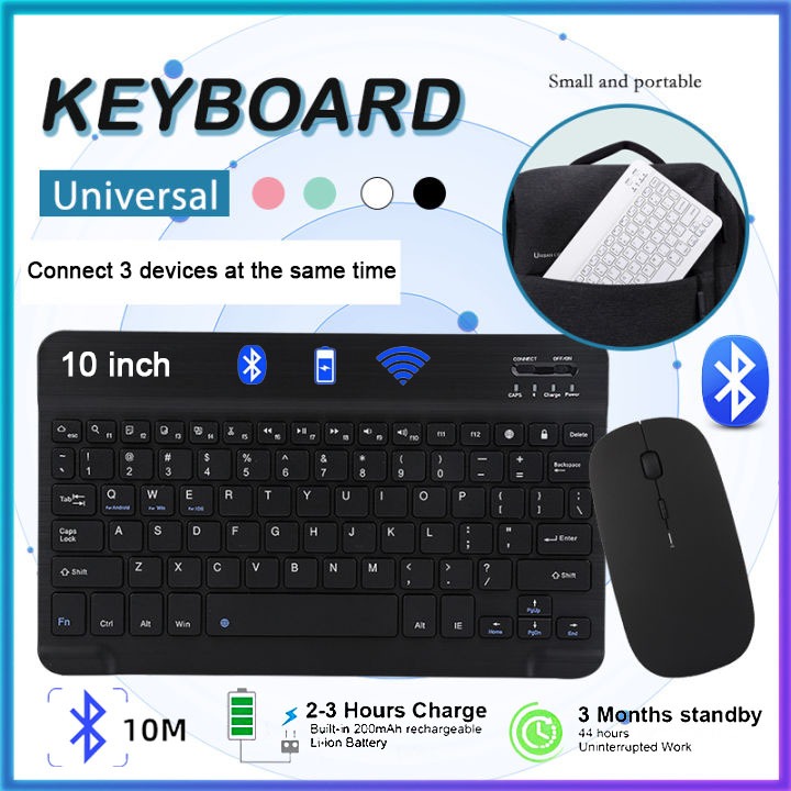 10 inch Wireless Bluetooth Mobile Keyboard And Mouse Suitable For ...