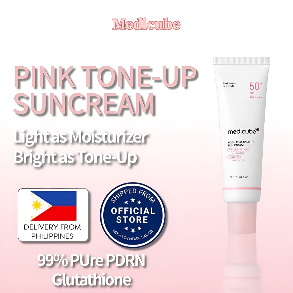 Medicube Sunscreen Pdrn Pink Tone Up Sun Cream 50ml Spf 50+ PA++++ Face ...
