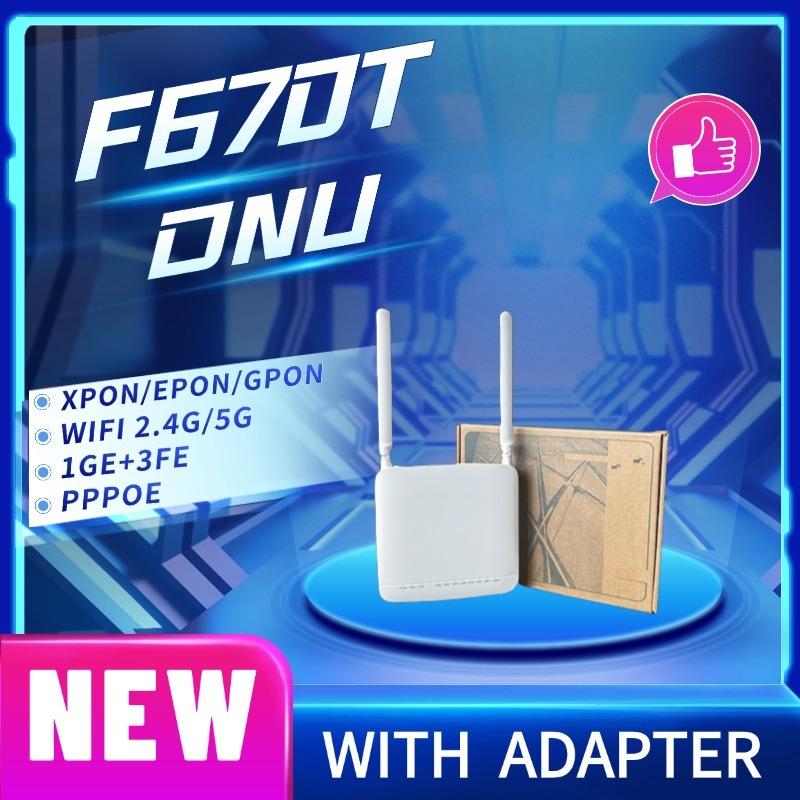 Dual Band F670T 5G ONT/ONU EPON/GPON/XPON English Firmware 4GE+2usb 5G ...