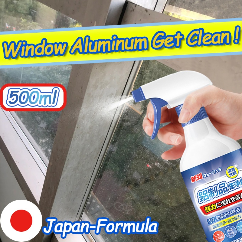 Aluminum Shinning Aluminum Window Frame Cleaner 500ml Spray Alumax ...
