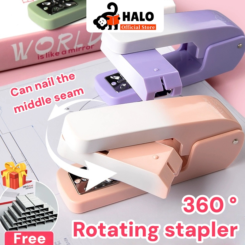 360 Stapler Rotation Heavy Duty Stapler Compatible Effortless Long ...