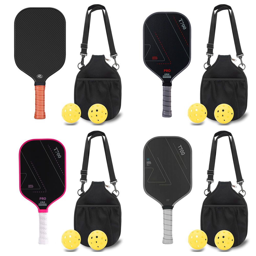 T700 Carbon Fiber Pickleball Paddle Graphite Cloth Pattern Matte 16MM ...
