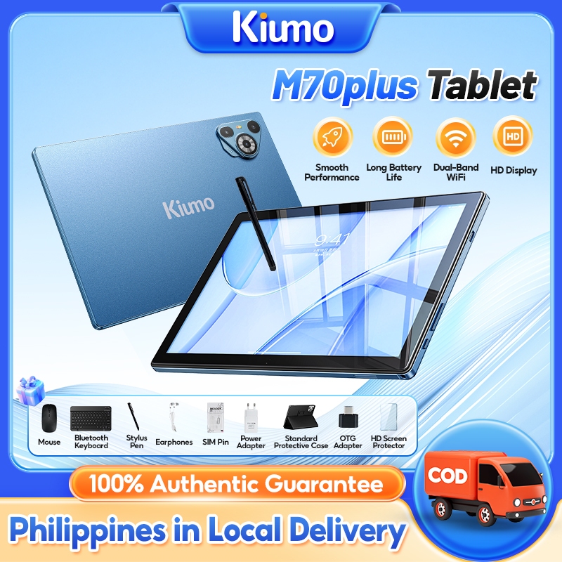 KIUMO Tablet Android Original M70plus 10.1 Inch Android15 16GB+1TB ...