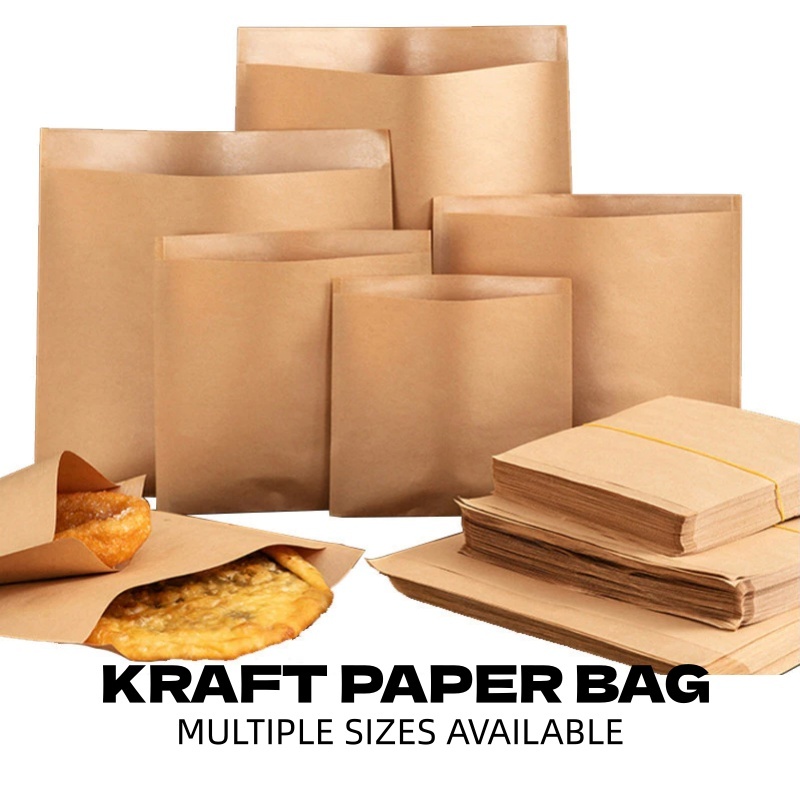 Kraft Paper French Fries Wrapper Greaseproof Paper Bag Fried Chicken ...