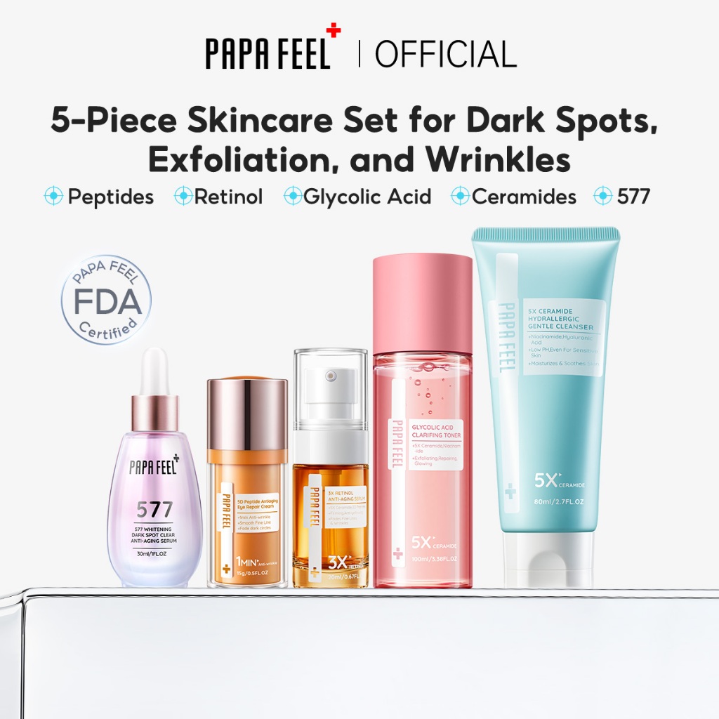 PAPA FEEL【Skin Care Set】577 Fade Dark Spot Serum 30ml | 3X