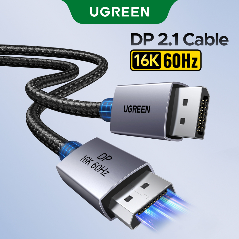 UGREEN DisplayPort Cable 2.1 DP2.0 80Gbps Support 16K@60Hz 8K@240Hz 4K ...