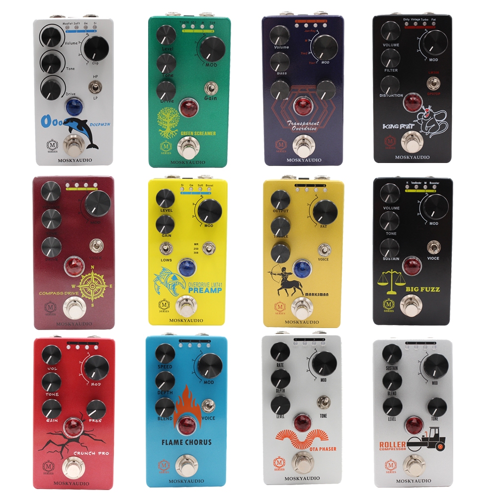 Mosky M Series King Rat Big Fuzz Transparent Drive Super Delay High ...