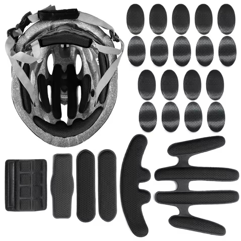 Helmet Padding Kits Sealed Sponge Replacement Motorcycle Bicycle ...
