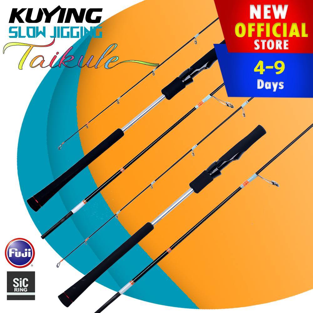 KUYING TAIKULE Pamingwit Slow Light Jigging Spinning Fishing Lure Rod ...