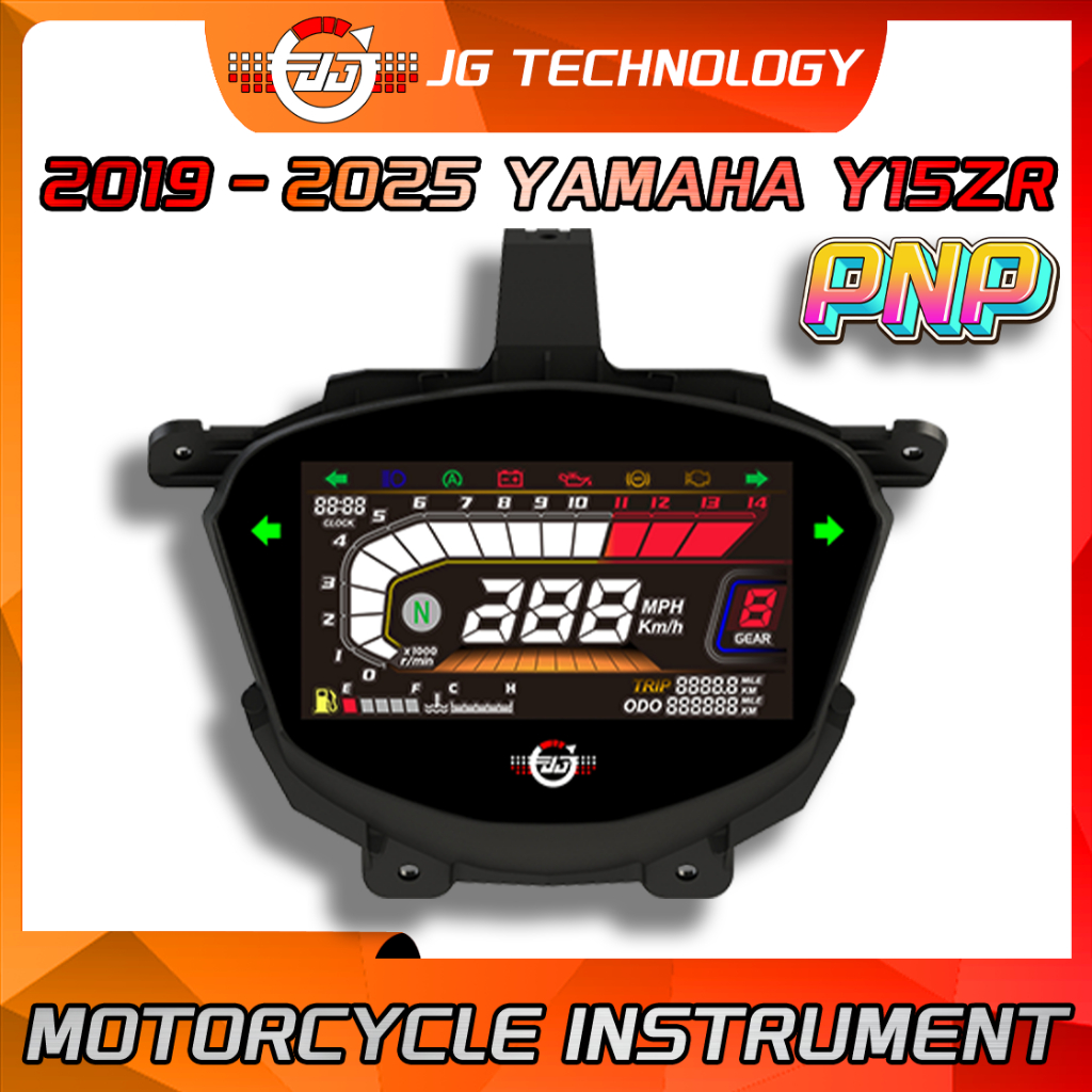 YAMAHA Y15 Y15ZR V2 2019–2025 PNP MOTORCYCLE DIGITAL SPEEDOMETER ...