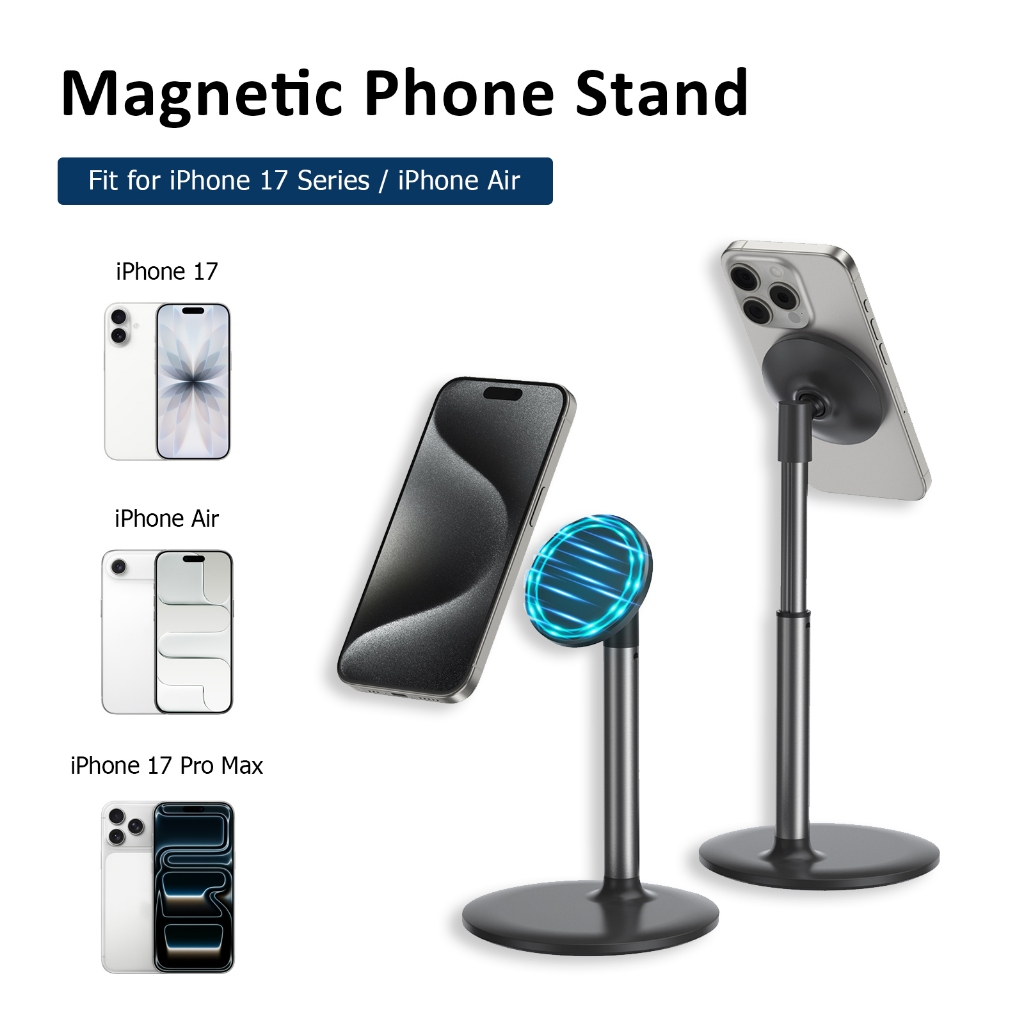 Magnetic Phone Stand Stretchable Phone Holder for iPhone 17 Series ...