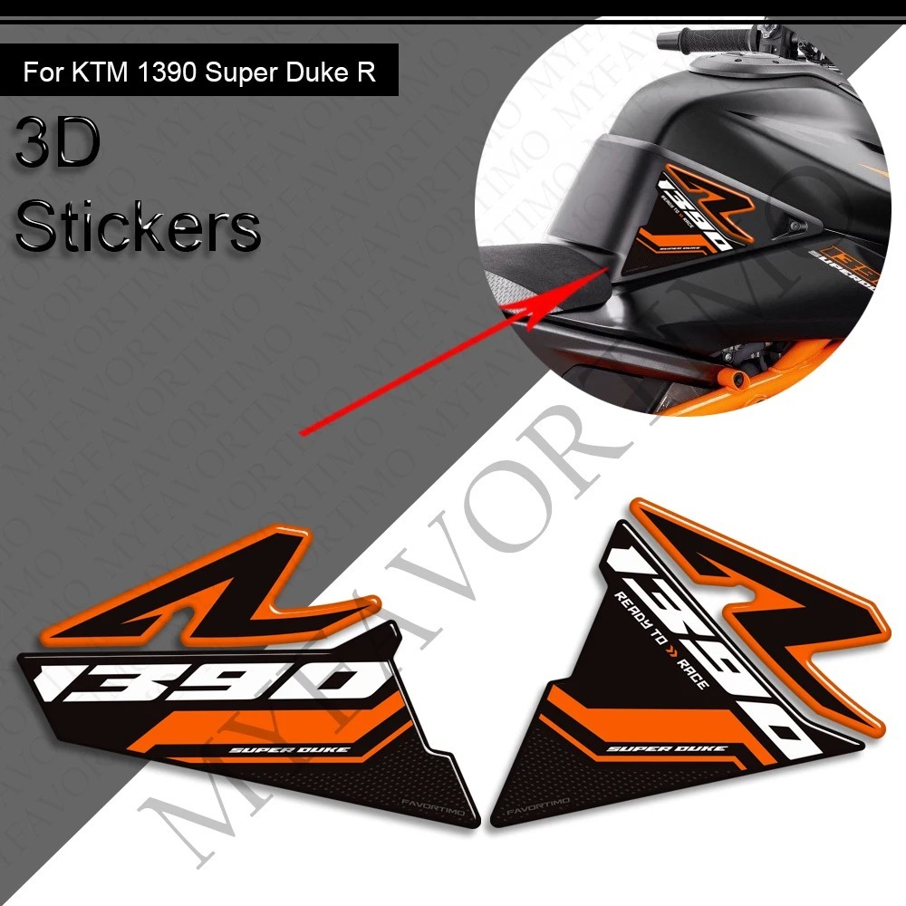 2024 2025 For KTM 1390 Super Duke R EVO Motorcycle Tank Pad Side Grips ...