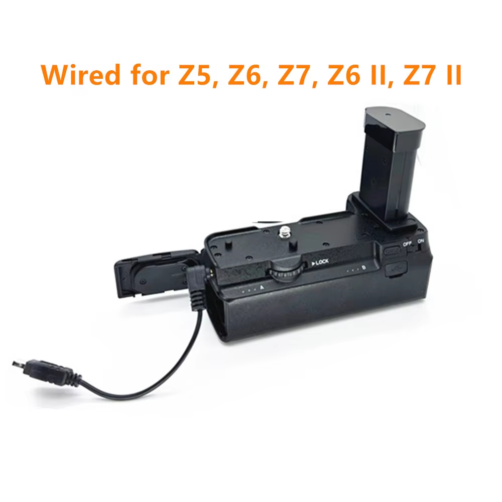 Empuñadura Vertical De Batería Para Nikon Z6 / Z7 – Carga 1 O 2 Baterías EN-EL15b/EL15, Repuesto Para MB-N10, Peso Ligero De 306g