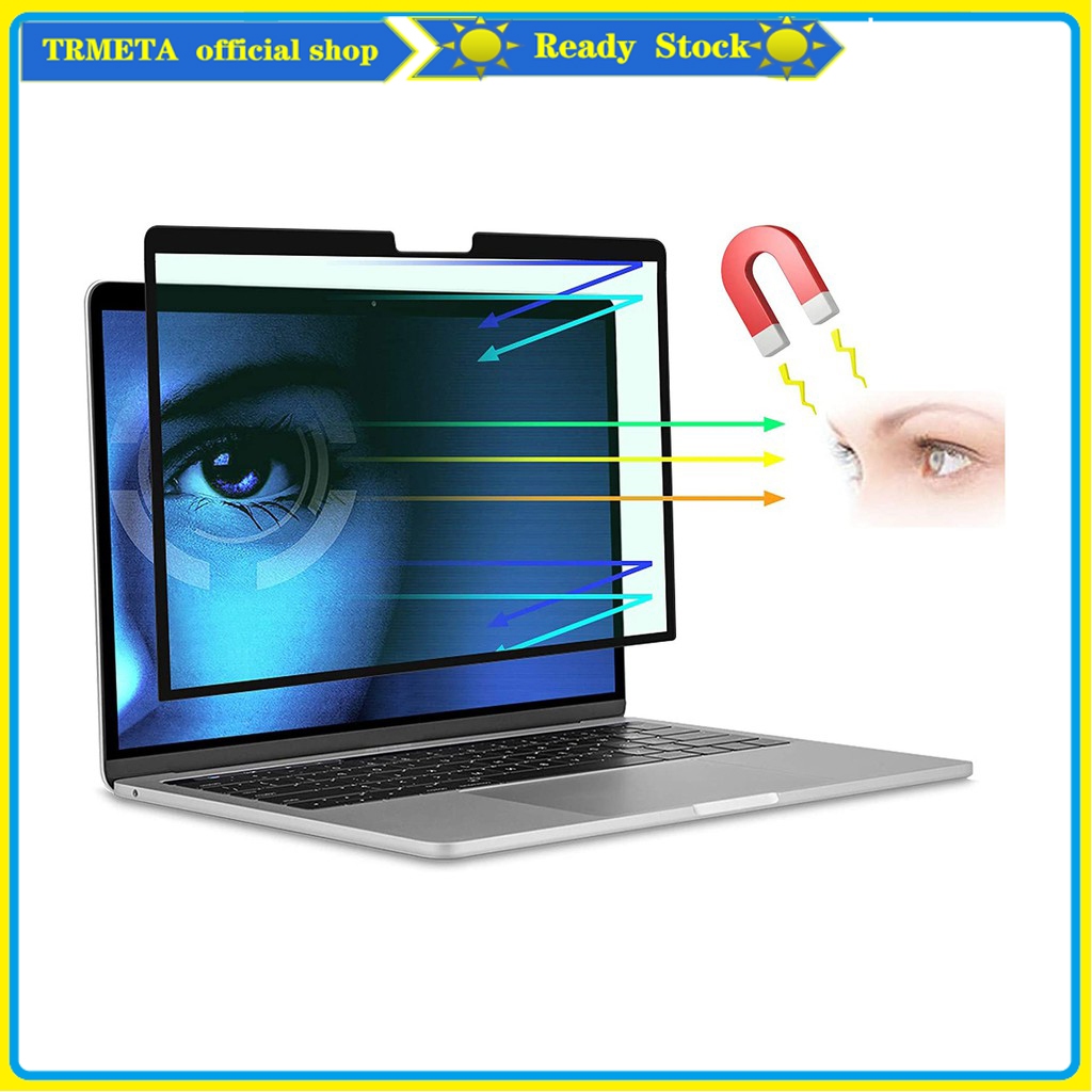 Magnetic Removable Anti Blue Light Screen Protector film for MacBook ...