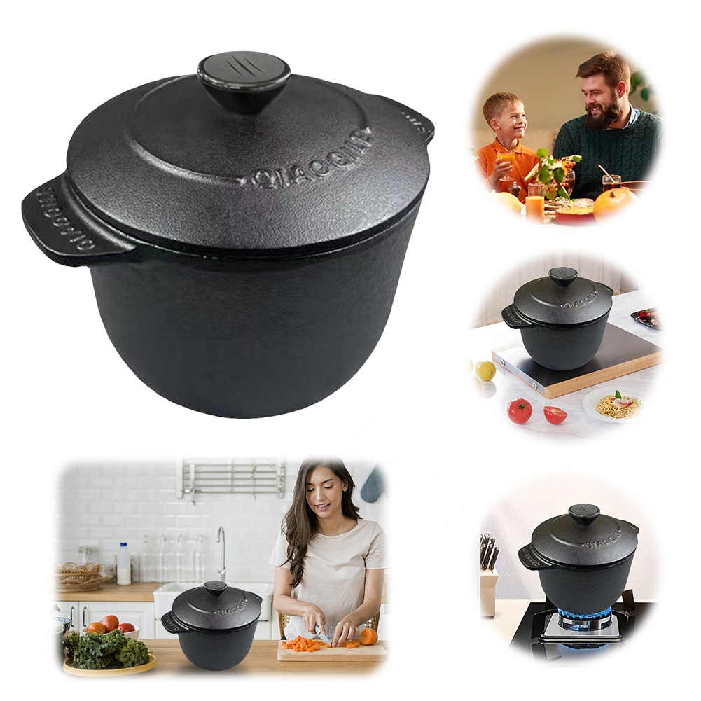 Betterdeals Cast Iron Rice Cooker Deepened Rice Pot Induction ...