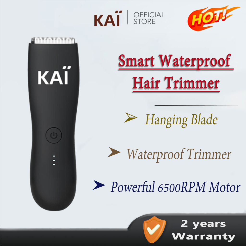 KAI Men Grooming Trimmer Portable Full Body Hair Removal Waterproof ...