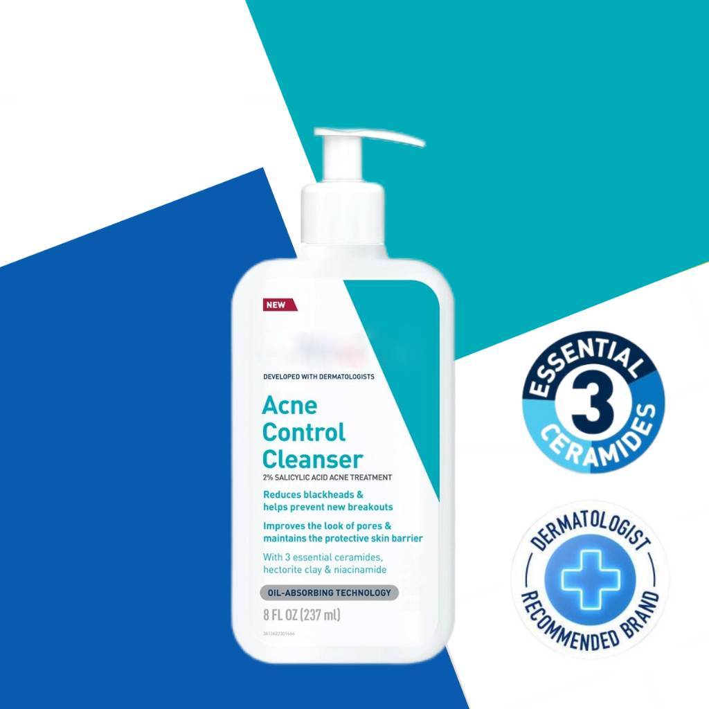 Acne Control Cleanser For Face Anti Acne Blackhead Remover Oil Control ...