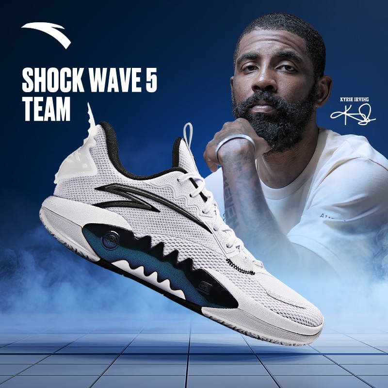 Anta Men Shock Wave Team Kyrie Irving Basketball Shoes Outdoor