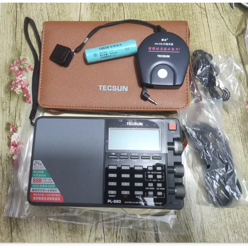 Tecsun PL-880 Radio Full Band Digital Tuned Stereo Short Wave HAM Radio ...
