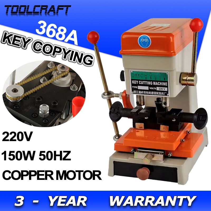 368A 220V Key copying cutting Drill Machine key Duplicating machine ...