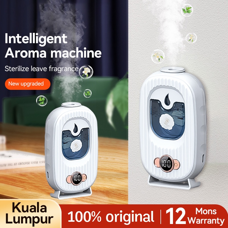 Automatic Aroma Diffuser humidifiers Essential oi Digital display ...
