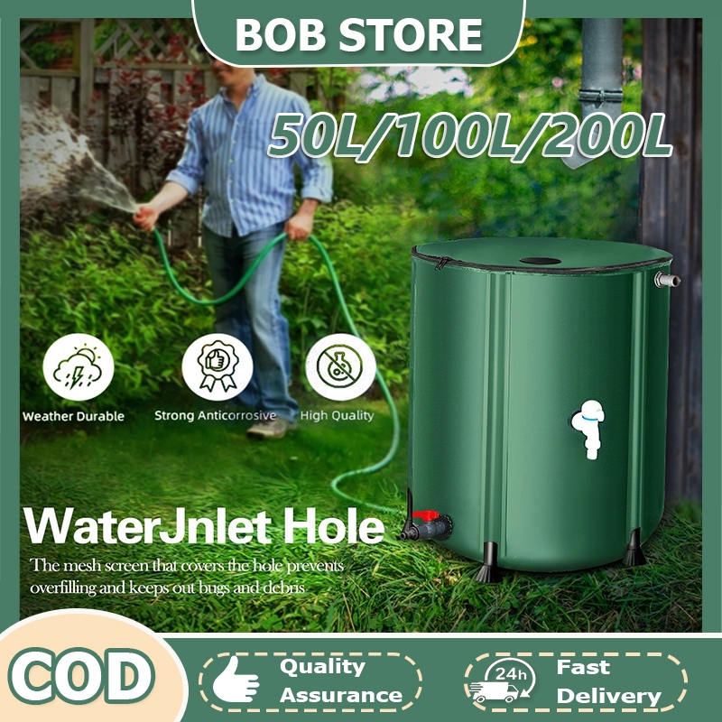 Portable Rain Barrel Rainwater Collection Rain Foldable Water Storage ...