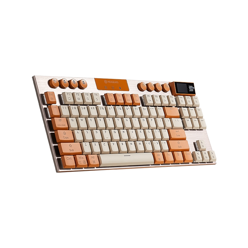 Hyeku A3 White Rain Axis Mechanical Keyboard, DIY Hot Swap And Custom ...
