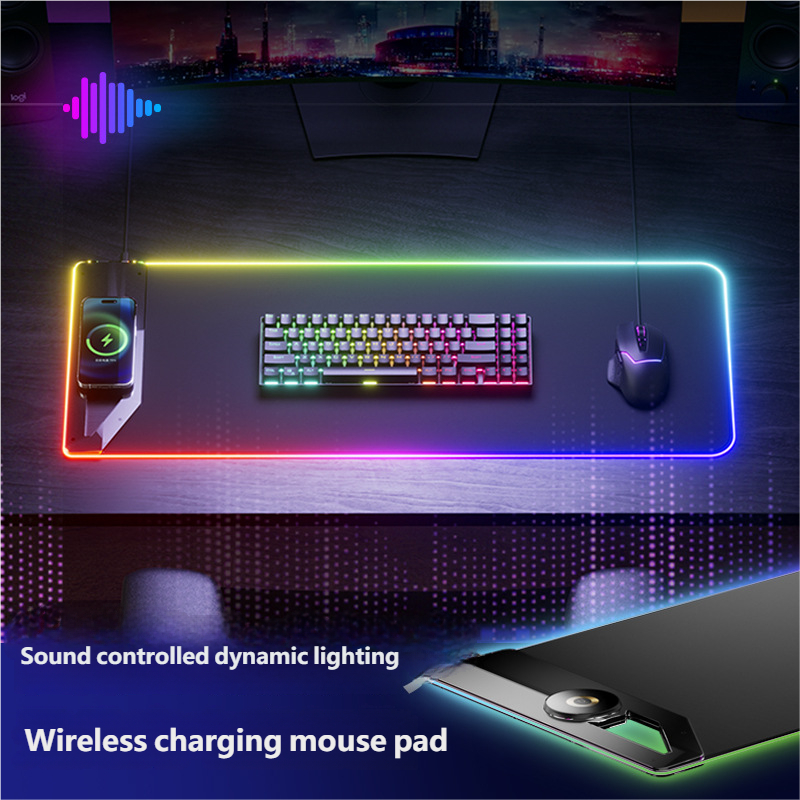 Gaming Mouse Pad | Quick Charging Wireless Charging RGB Gaming Mouse ...