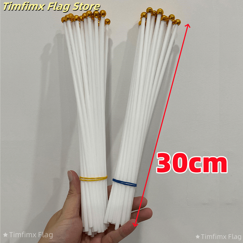Plastic Stick Flag Plastic Pole Handheld Small Mini Flag | Shopee ...