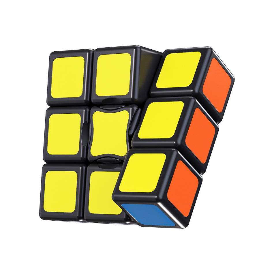 MoYu MOFANGJIAOSHI Cubo 1x2x3 – Puzzle One Layer Nero, Rotazione Liscia, Per Principianti E Collezionisti