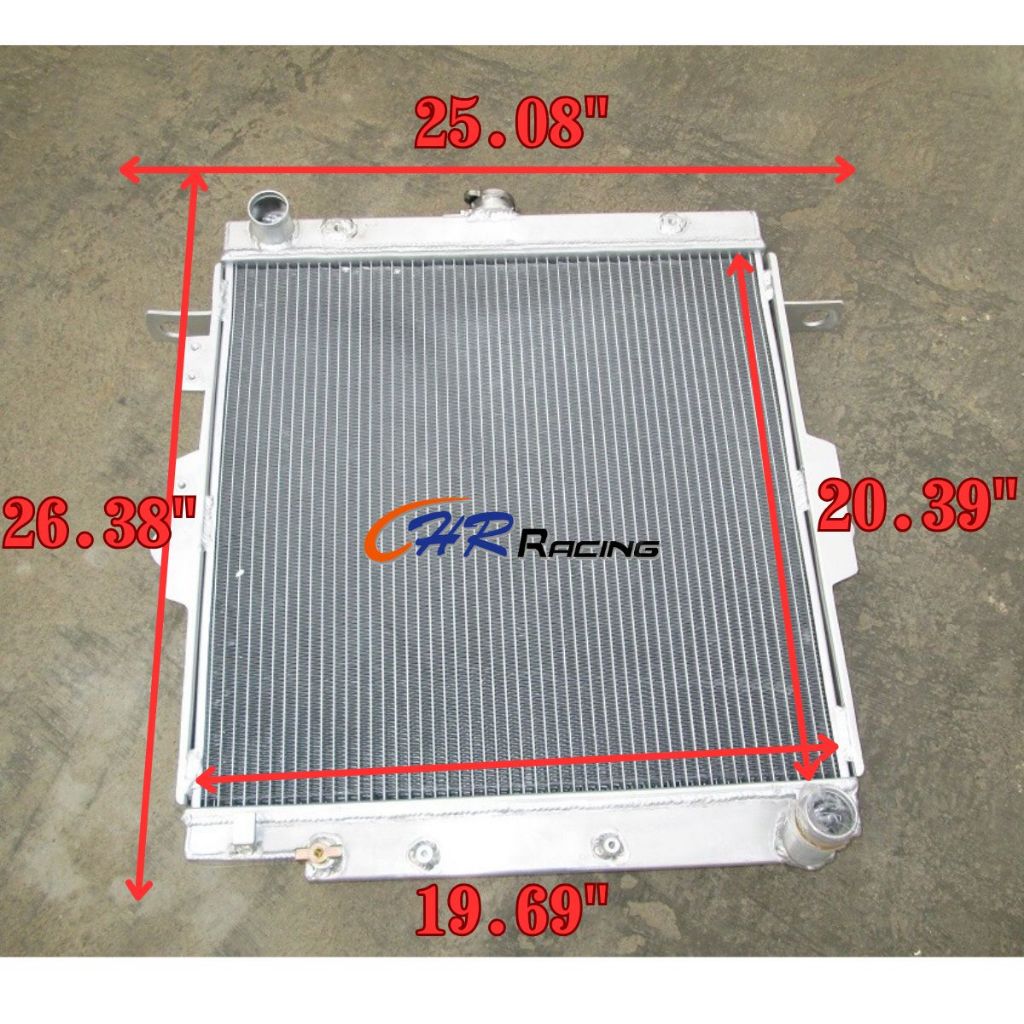 ALUMINUM RADIATOR FOR TOYOTA LAND CRUISER HZJ70/HZJ73/HZJ77 1HZ 4.2L ...