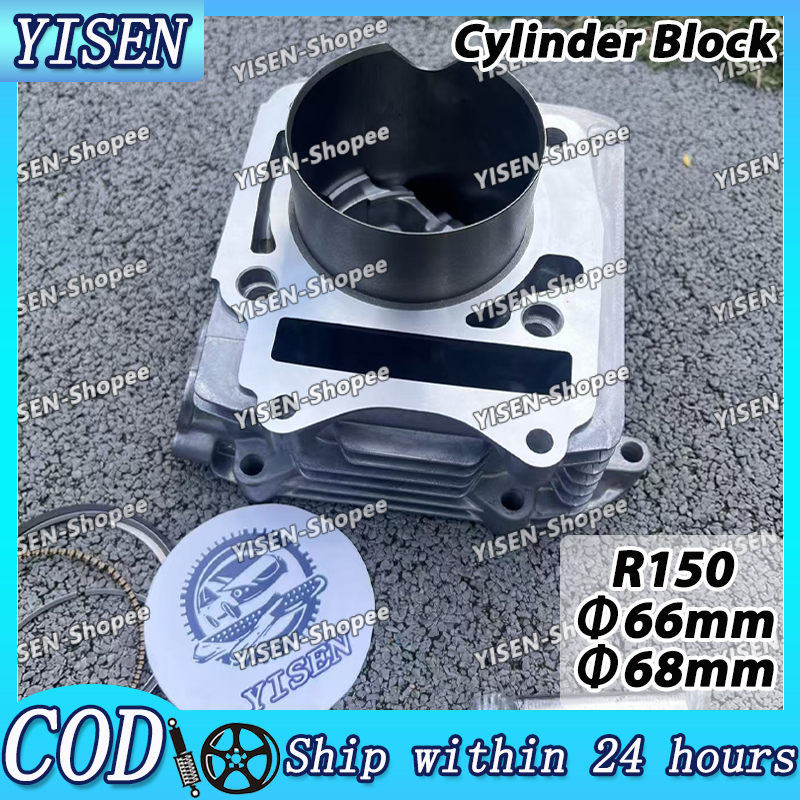 Cylinder block R150,66mm, 68mm Cylinder Block Set RAIDER150 Φ66MM Φ68MM ...