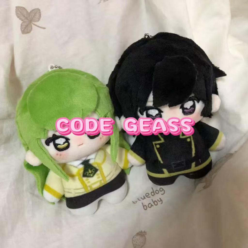Anime CODE GEASS Doll Plush Cute Lelouch C.C Stuffed Toy Keychain ...