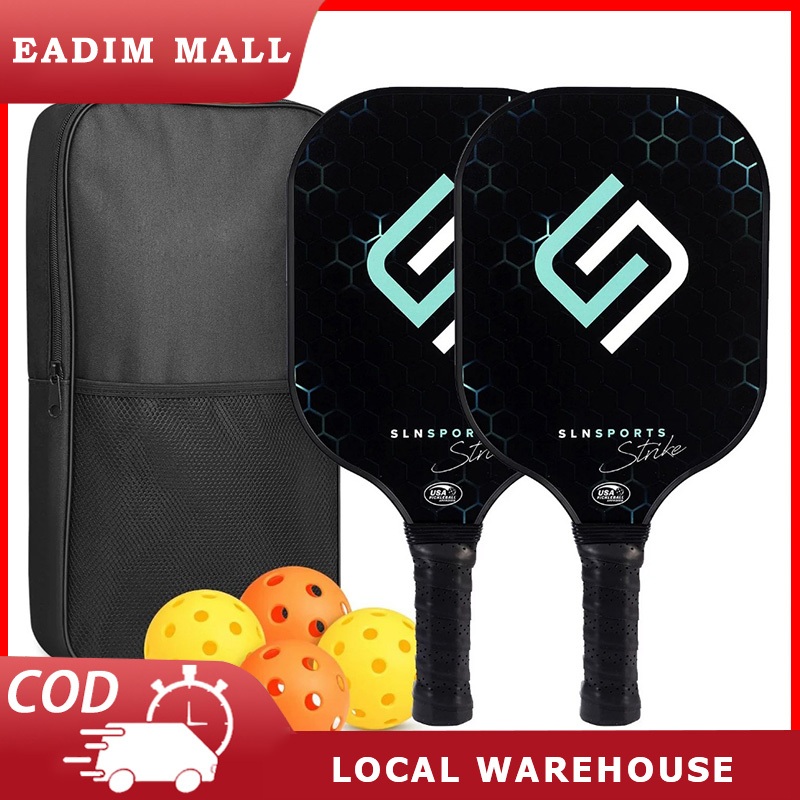 Pickleball racket set Fiberglass Poplar Surface Rackets for Pickle Ball ...