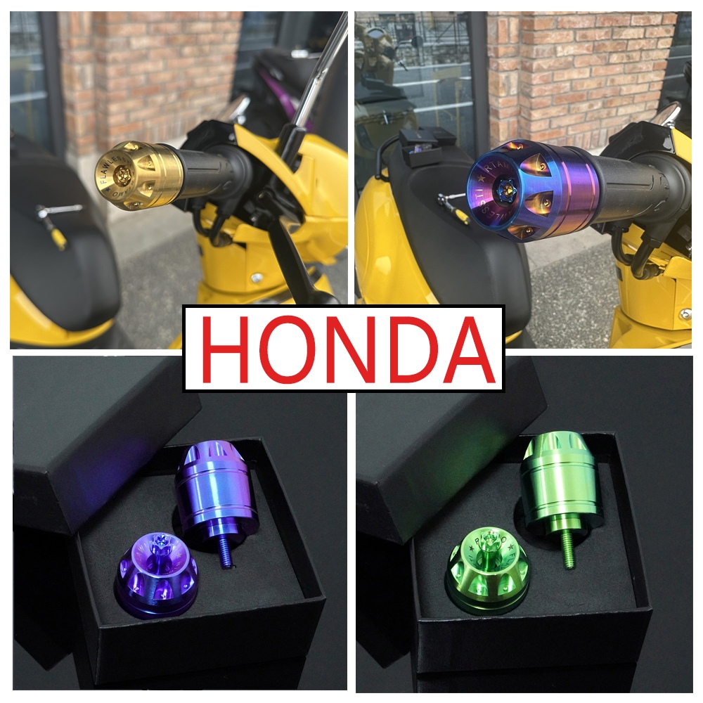 FLAWLESSTI Gr5 Titanium Handle Bar End Botls For Forza 350 ADV 160 ...