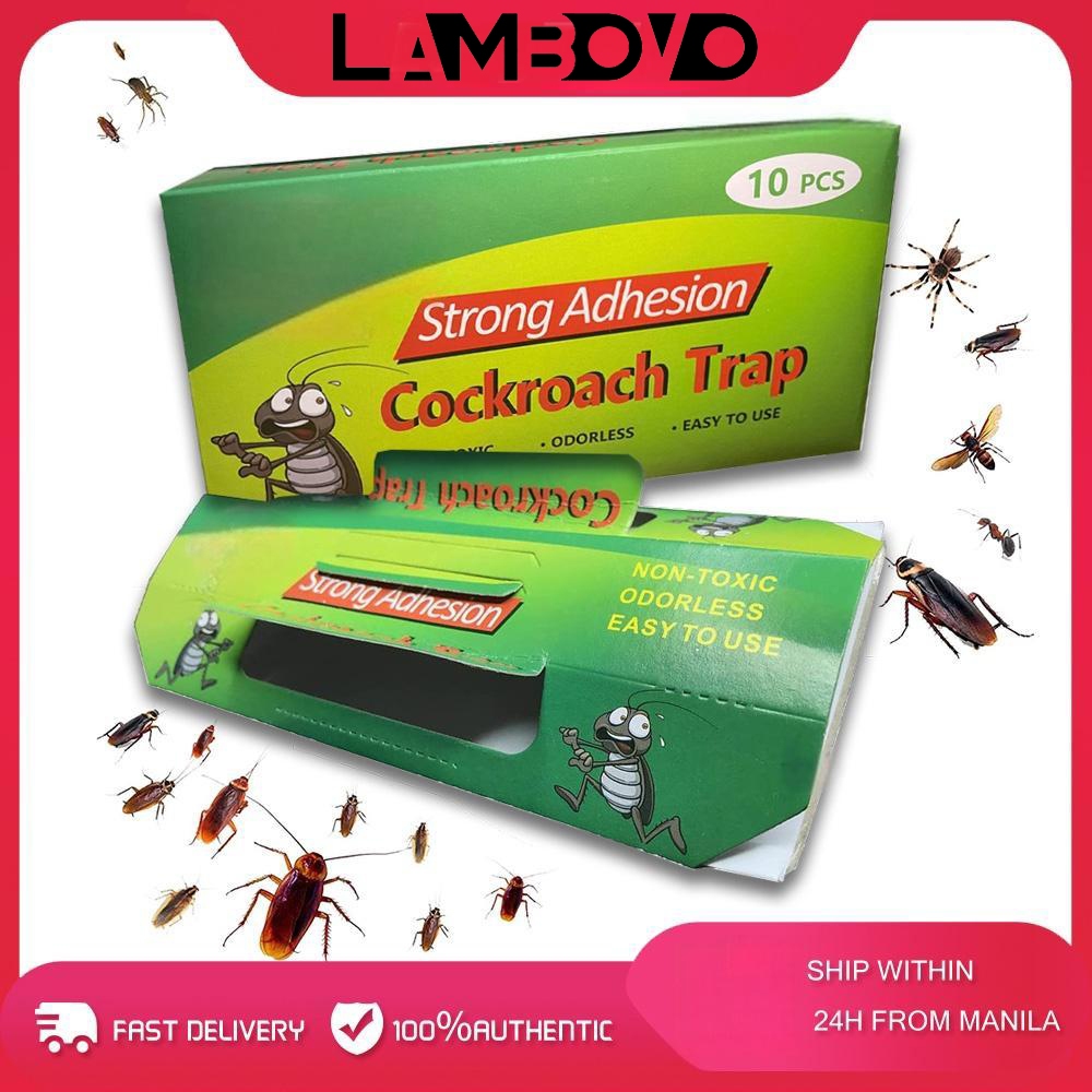 10Pcs Cockroach Killer Roach Traps Roach Bait Roach Motel Cockroach ...