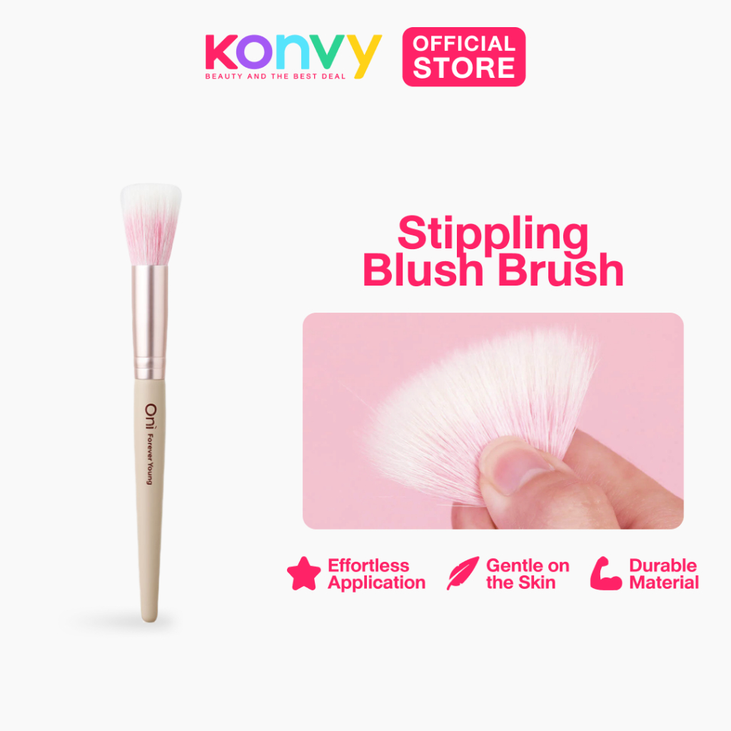 Oni Stippling Blush Brush 1pcs (Powder Foundation, Setting Powder ...