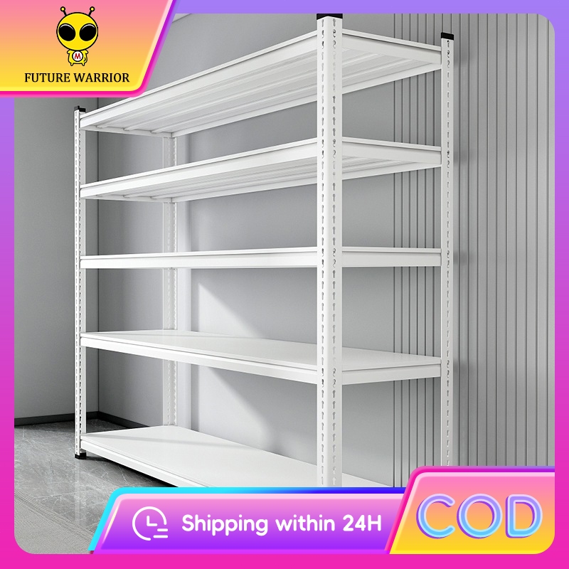6layer Metal Shelf Rack Steel Rack Bolt Display Shelves Organizer Heavy ...