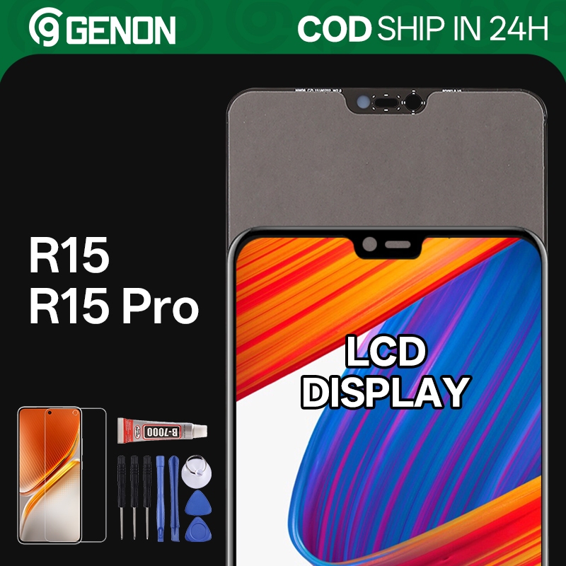 Genon OLED LCD for Oppo R15 / R15 Pro LCD Display Touch Screen ...