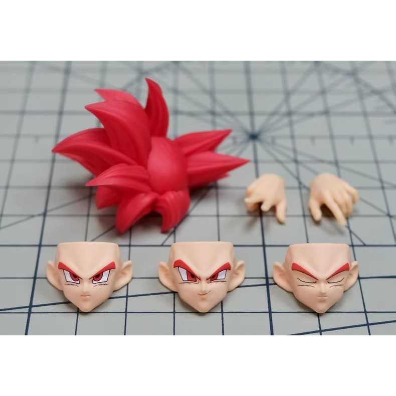 NONO shf Dragon Ball Red God Goku Modification air red god solid red ...