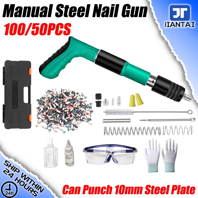 Heavy Duty Manual Steel Nails Gun Punch Gun for Concrete Rivet Tool ...