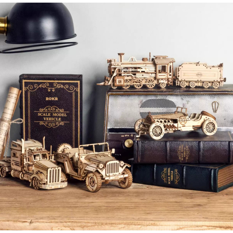ROKR Train-Prime Steam Express & Heavy Truck Model Kit | Shopee Philippines