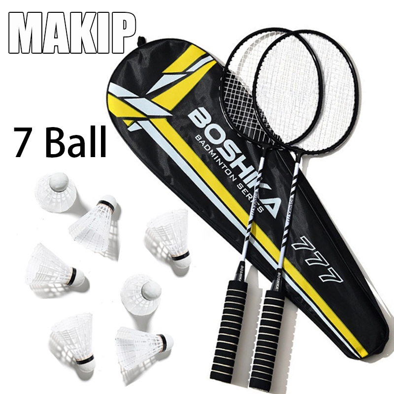 【Free 7Pc Shuttlecock】Badminton Racket Set Original 2Pc with Free ...