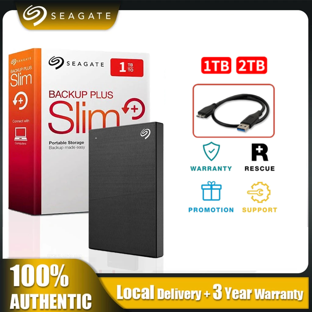 Seagate 1TB/2TB HDD Hard Disk External Hard Drive External Hard Disk ...