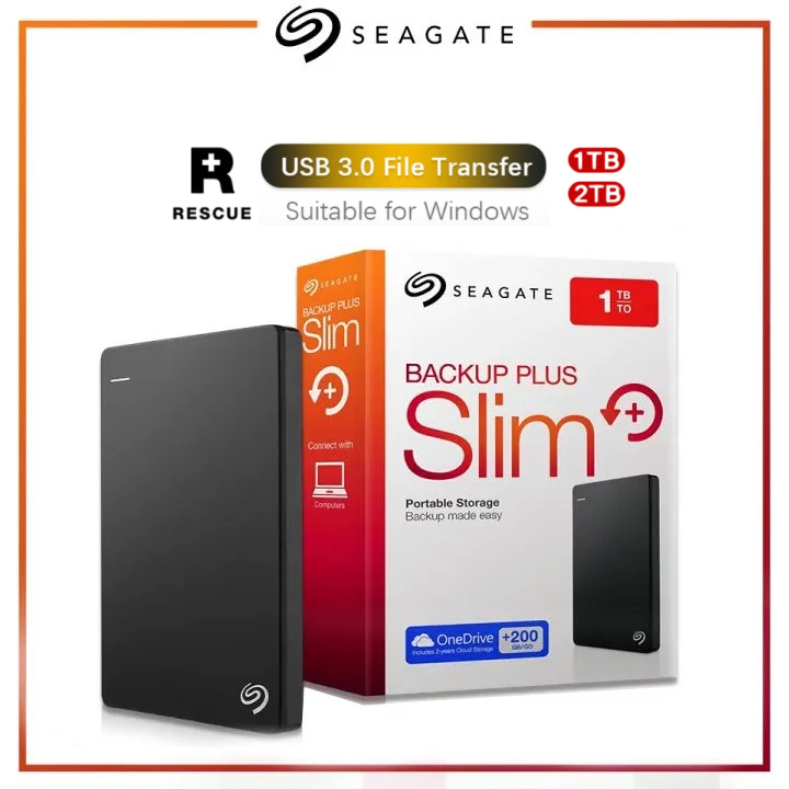 Seagate 1TB/2TB HDD Hard Disk External Hard Drive External Hard Disk ...
