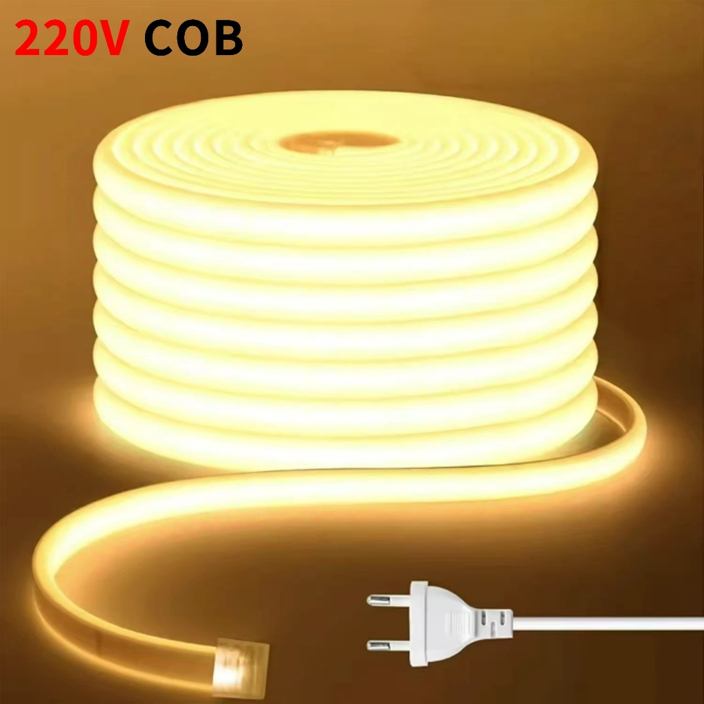 「COD」Dual Row COB LED Strip - 180° Wide Beam Angle, 20000H Lifespan for ...